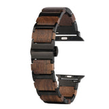 Quick Release Replacement Strap Wooden Band for Apple Watch 38 / 42mm Strap