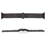 Ebony Wood Strap Replacement PC Watchband For Apple Watch 38/42MM Band Strap